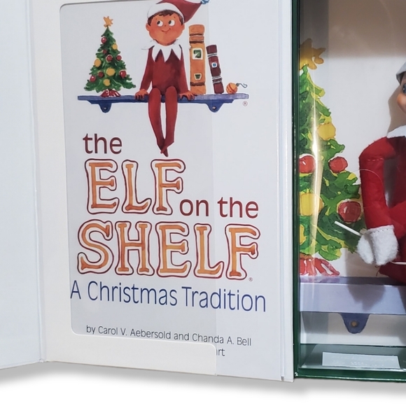 The Elf on the Shelf A Christmas Tradition Book & Blue-Eyed Boy Scout Elf - Picture 5 of 14